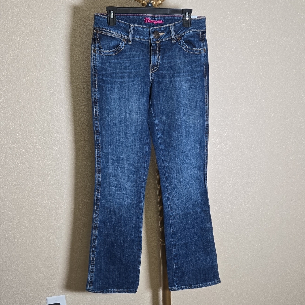 Wrangler Women's Dark Blue Boot Cut Jeans